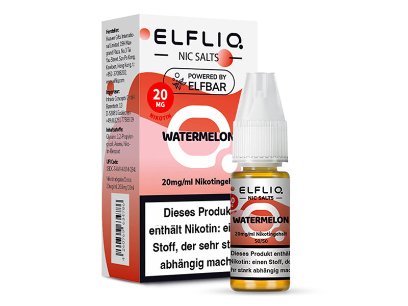 Elfbar Elfliq - Watermelon (Wassermelone) - Liquid - 20 mg/ml - 10 ml