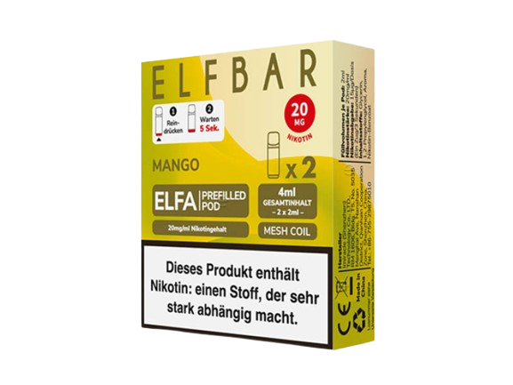 ELFBAR ELFA Prefilled Pod - Mango (Mango)