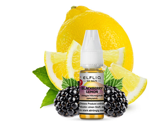 Elfbar Elfliq - Blackberry Lemon (Brombeere, Zitrone) - Liquid - 20 mg/ml - 10 ml