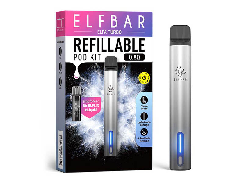 ELFBAR ELFA Refillables - Turbo Kit - aurora black