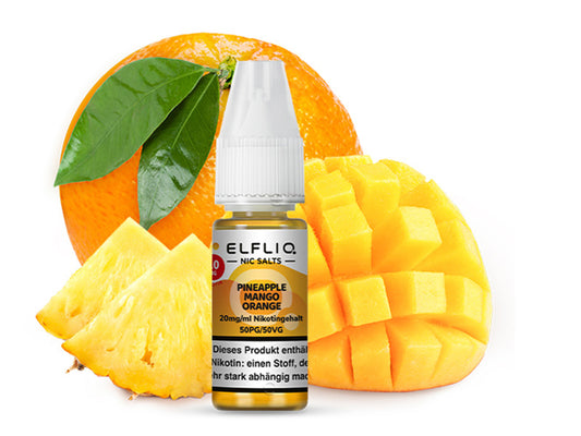 Elfbar Elfliq - Pineapple Mango Orange (Ananas, Mango, Orange) - Liquid - 20 mg/ml - 10 ml
