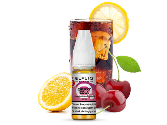 Elfbar Elfliq - Cherry Cola (Kirsche, Cola) - Liquid - 20 mg/ml - 10 ml