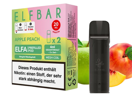 ELFBAR ELFA Prefilled Pod - Apple Peach (Apfel, Pfirsich)