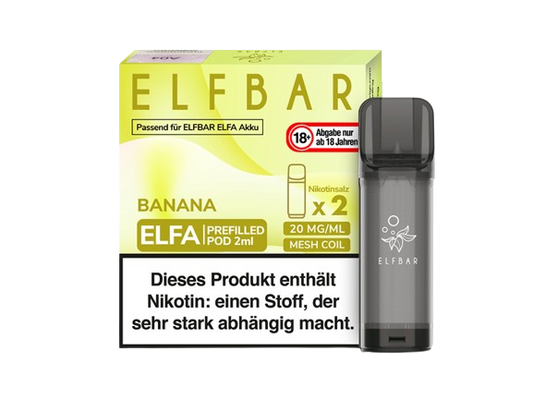 ELFBAR ELFA Prefilled Pod - Banana (Banane)