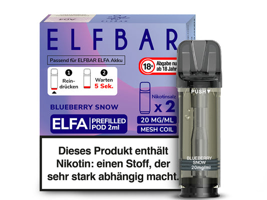 ELFBAR ELFA Prefilled Pod - Blueberry Snoow