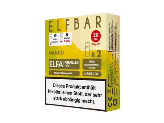 ELFBAR ELFA Prefilled Pod - Mango (Mango)