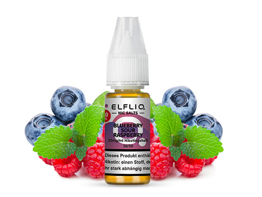 ELFBAR Elfliq - Blueberry Sour Raspberry (Blaubeere, saure Himbeere) - Liquid - 20 mg/ml - 10 ml